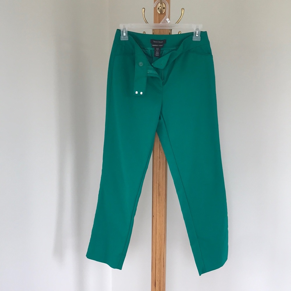 White House Black Market Straight Crop Pants